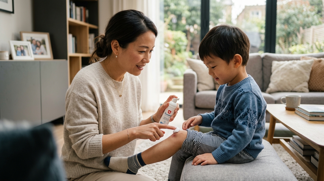 孩子怕痛不願清傷口怎麼辦?安撫與清潔技巧